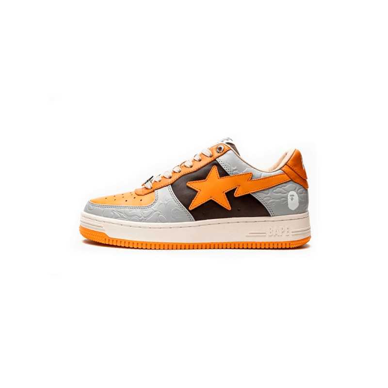 Bape STA Low Grey Orange