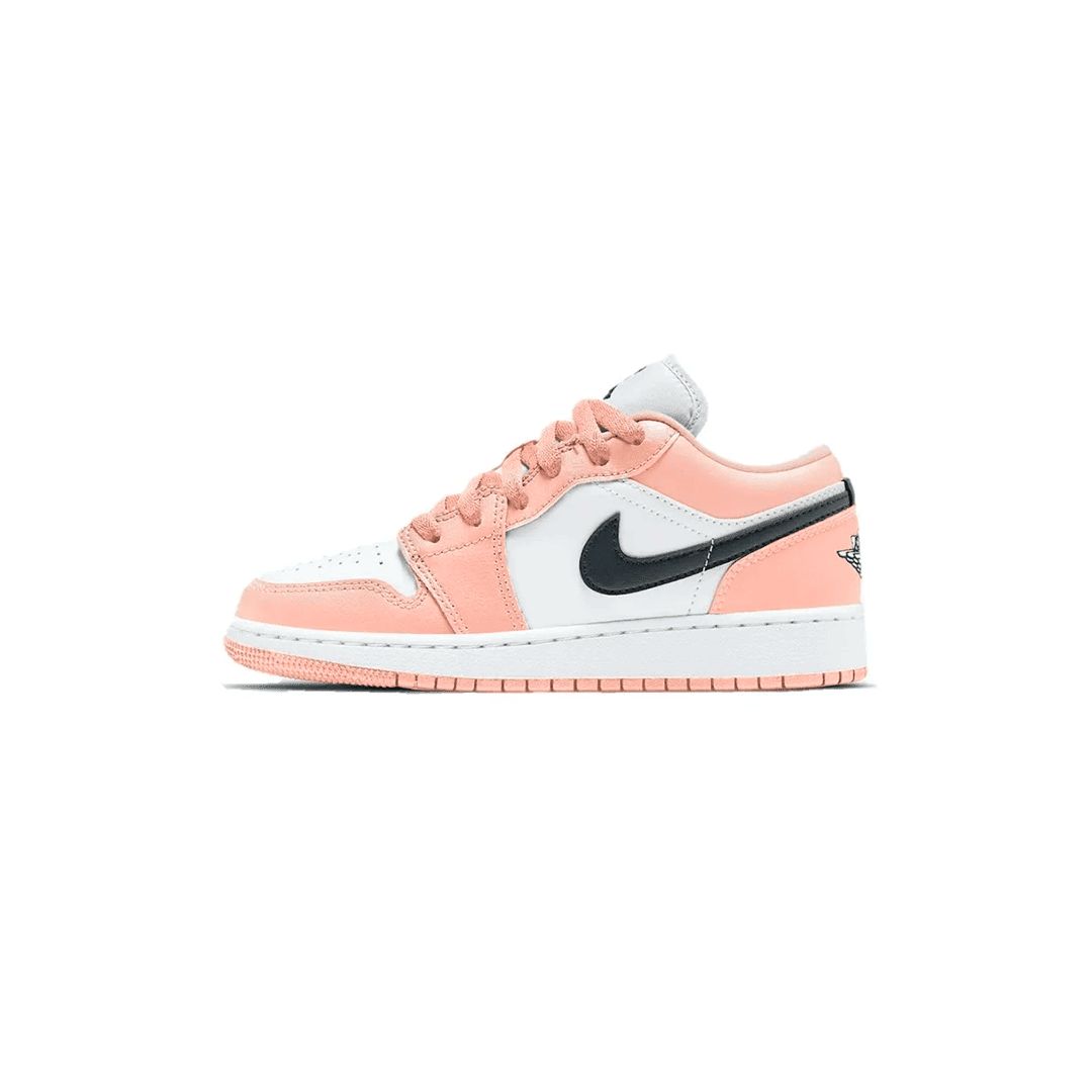 New Air Jordan 1 Low GS 'Light Arctic Pink' Youth store Size 6Y, 553560-800 NWB COA